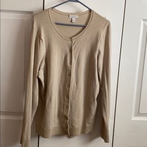 Cream Cardigan size 1X